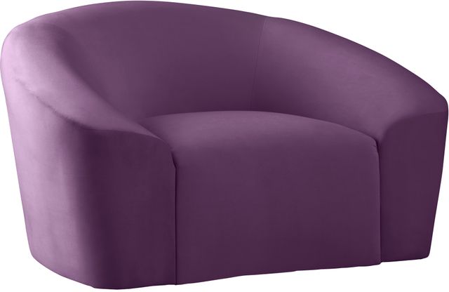 Meridian Furniture Riley Purple Velvet Chair-1