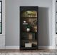 Liberty Furniture Meritage Aged Charcoal/Caramel Bunching Bookcase-1