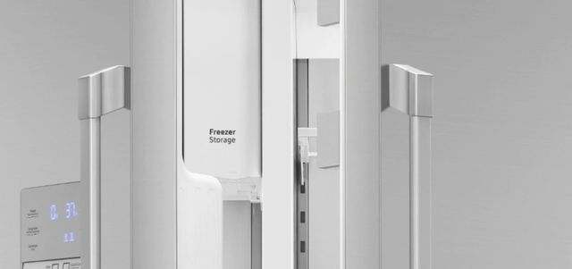 Dacor® 42" 24 Cu. Ft. Silver Stainless Built-In Side-by-Side Refrigerator-3