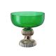 A & B Home Green/Silver 13" Flower Vase-0