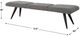 Uttermost® Bowtie Charcoal Accent Bench-2