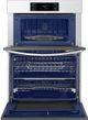 Samsung Bespoke 30" White Glass Oven/Microwave Combination Electric Wall Oven-3