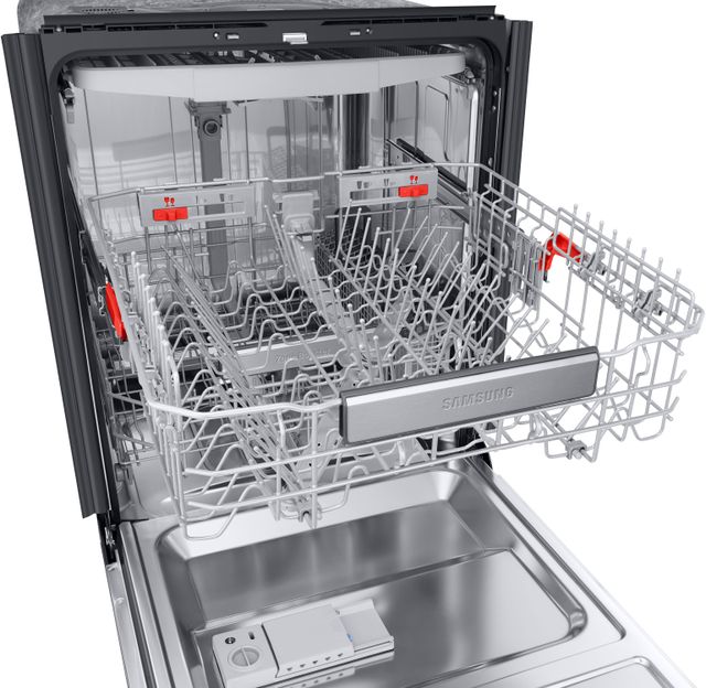 Samsung 24" Fingerprint Resistant Stainless Steel Top Control Built In Dishwasher-5