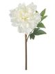 A & B Home White 14" Faux Peony Faux Flower-0