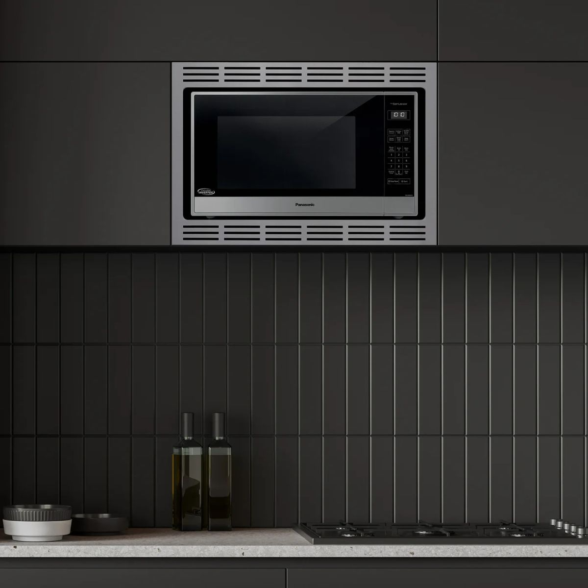 その他 Panasonic WTY 2422W Panasonic® 2.2 Cu. Ft. Stainless Steel Countertop Microwave
