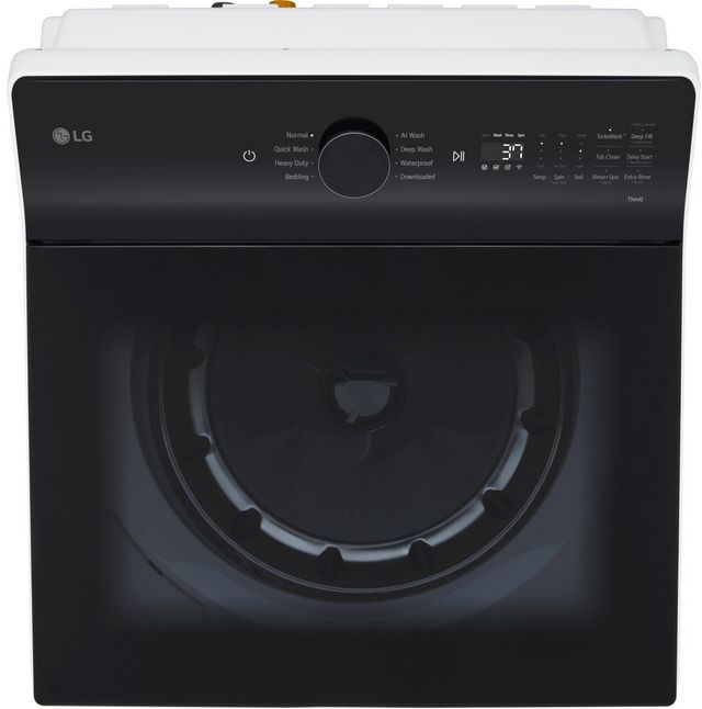 LG 5.3 Cu. Ft. Alpine White Agitator Top Load Washer with EasyUnload™ & AI Sensing-10