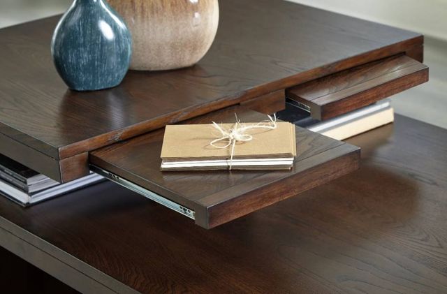 Parker House® Elevation Warm Elm 66" Writing Desk-1