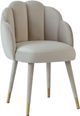 TOV Furniture Gardenia Light Grey Velvet Dining Chair-0