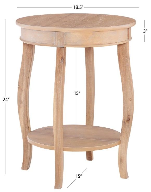 Powell® Rainbow Natural Side Table-3