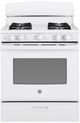 GE® 30" White Freestanding Gas Range-0