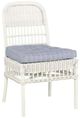Century® Customizable Thomas O'Brien Mainland Wicker Chalk White Hularo Outdoor Dining Side Chair-0