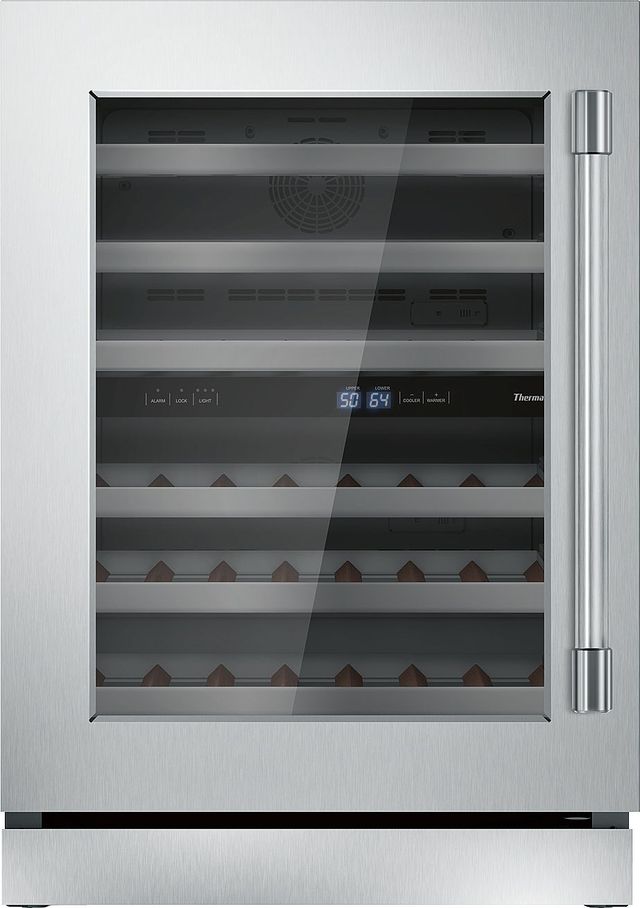 Thermador® Professional 24" Stainless Steel Wine Cooler-0