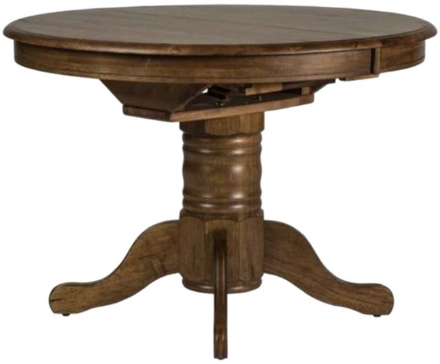 Liberty Furniture Carolina Crossing Antique Honey Pedestal Table-0