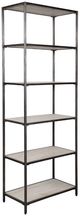 Uttermost® Baldwin Clean Gunmetal/White Washed Etagere-0