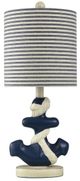 Stylecraft Sails Navy/White Table Lamp-0
