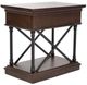 Liberty Furniture Tribeca Black/Cordovian Brown Chairside Table-4