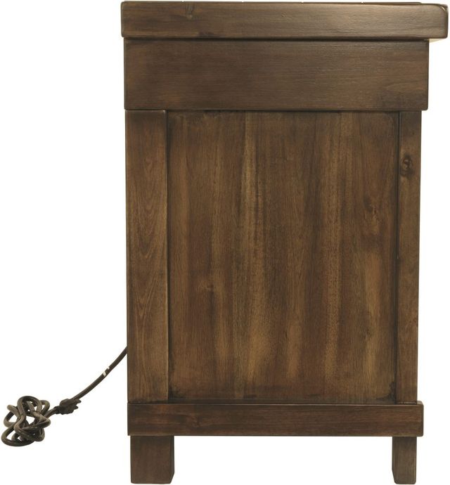 Signature Design by Ashley® Lakeleigh Dark Brown Nightstand-2