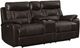 Elements International Trinidad Pebble Brown Power Reclining Loveseat-0