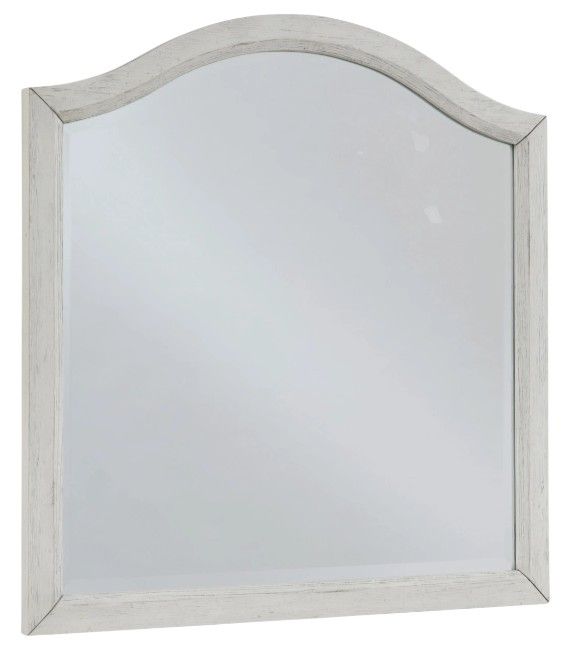 Signature Design by Ashley® Robbinsdale Antique White Vanity Mirror