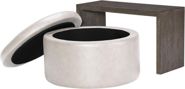 Legacy Classic Luna Miramar Mink/Ravello Silver Ottoman-3