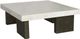 Vanguard® Furniture Vanguard Santa Cruz White Marble/Bronze Metal Cocktail Table-0