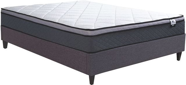 Springwall® Comfort Pockets® Bonavista 9" Wrapped Coil Medium Firm Euro Top King Mattress-2
