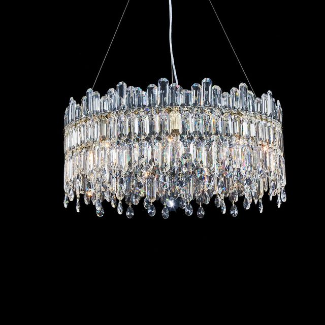 Michael Amini® Royal Crown Clear 9-Light Round Chandelier-4