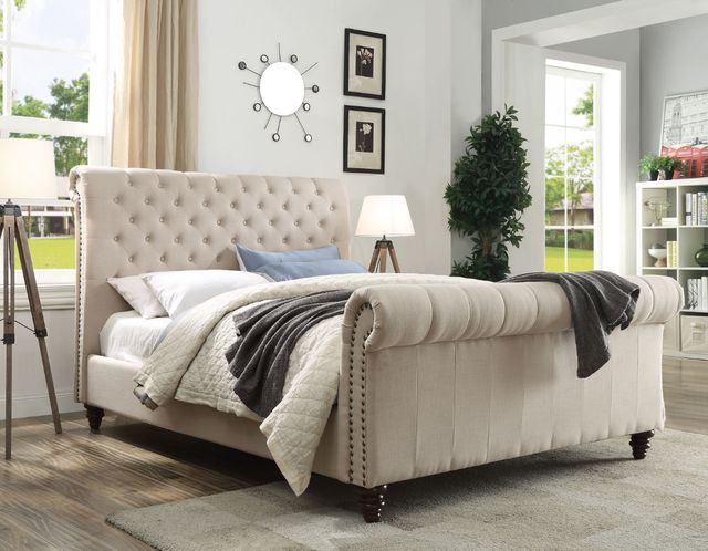 Steve Silver Co. Swanson Sand Queen Upholstered Bed-2