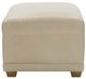 Rowe® Customizable Sylvie Leather Ottoman-2