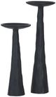 Renwil® Tilde 2-Piece Matte Black Candle Holder-0