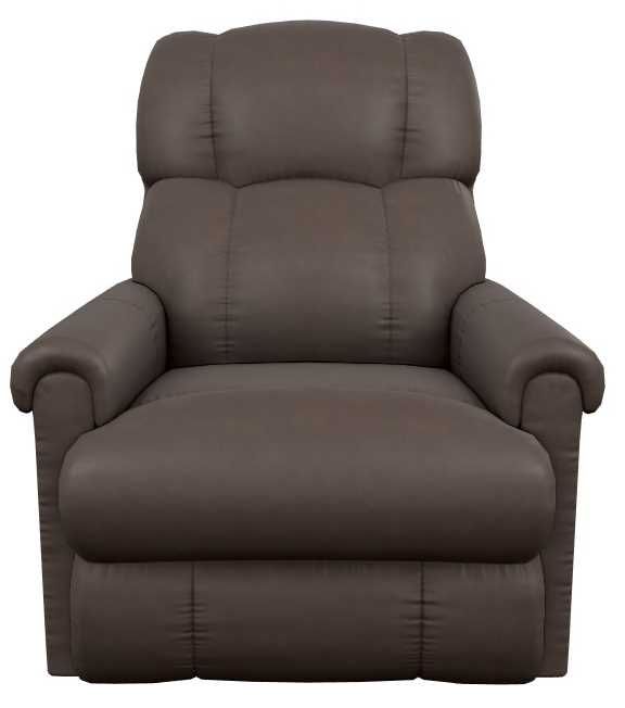 La-Z-Boy® Pinnacle Umber Leather Power Rocking Recliner with Headrest-1