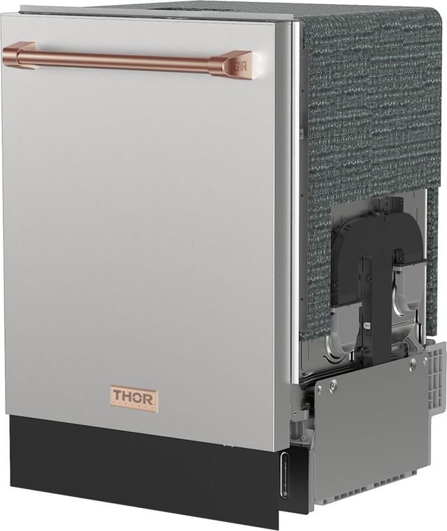 Thor Kitchen® Gordon Ramsay Series 24" Stainless Steel Top Control Built In Dishwasher-1