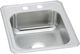 Elkay Celebrity® Brushed Satin 17" x 21-1/4" x 6-7/8" 2-Hole Single Bowl Drop-In Sink-0