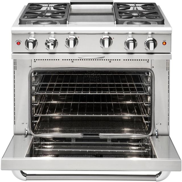 Capital Precision™ 36" Stainless Steel Pro Style Gas Range-1