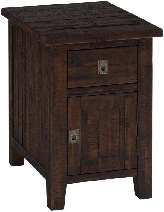 Jofran Inc. Kona Grove Brown Cabinet Chairside Table-0