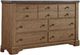 New Classic® Home Furnishings Augusta Rustic Brown Dresser-0