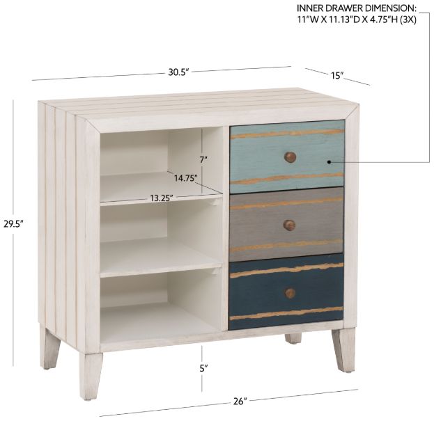Coast2Coast Home™ Beryl White Accent Cabinet-2