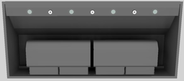 Vent-A-Hood® 54" Gunsmoke Wall Mounted Range Hood-3