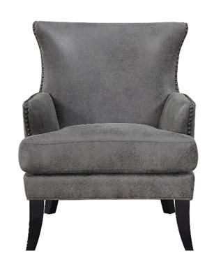 Allwood Furniture Group #135 Bandlands Charcoal Nola Accent Chair-0