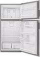Amana® 30" 18.2 Cu. Ft. Monochromatic Stainless Steel Top Freezer Refrigerator-1