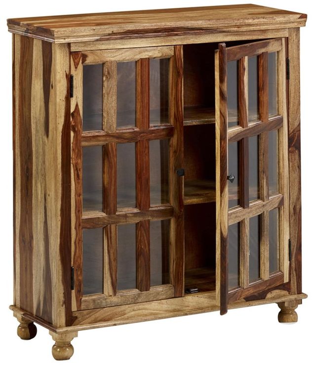 Jaipur Furniture Tahoe Brown 18-Glass Cabinet-2