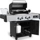 Broil King® Regal™ Q 490 Pro 4-Burner Black Freestanding Natural Gas Grill-3