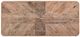International Furniture Direct Balam Stained White Dining Table-4