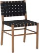 Moe's Home Collection Mira Black Teak Outdoor Dining Chair -0