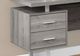 Monarch Specialties Inc. Dark Taupe 70" L Shaped Computer Desk-2