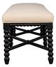Furniture Classics Monetti Black/White Bench-2
