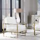 Uttermost® Cardoni Gloss White Table Lamp-2
