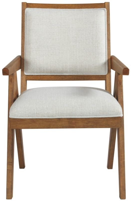 Intercon Vantage Organic Spice Acacia Arm Chair-1