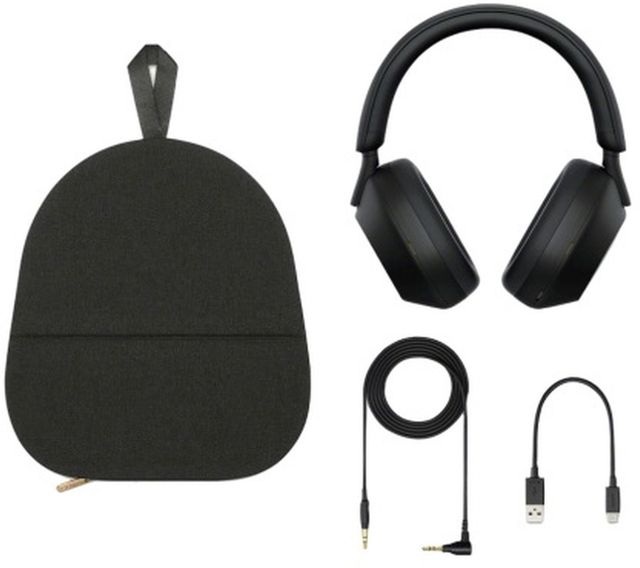 Sony® Black Bluetooth® Over-Ear Noise-Cancelling Headphone-1