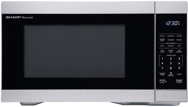 Sharp® 1.1 Cu. Ft. Stainless Steel Countertop Microwave